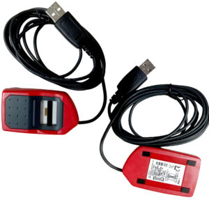 Morpho MSO-1300 E3 RDL1 Red Biometric Fingerprint Scanner with RD Service & Latest Version Device
