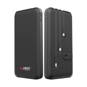 Ubon 20000 mAh Black Power Bank Refurb