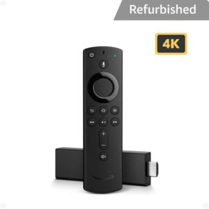 Certified Refurbished Fire TV Stick 4K with Alexa Voice Remote | Stream in 4K resolution