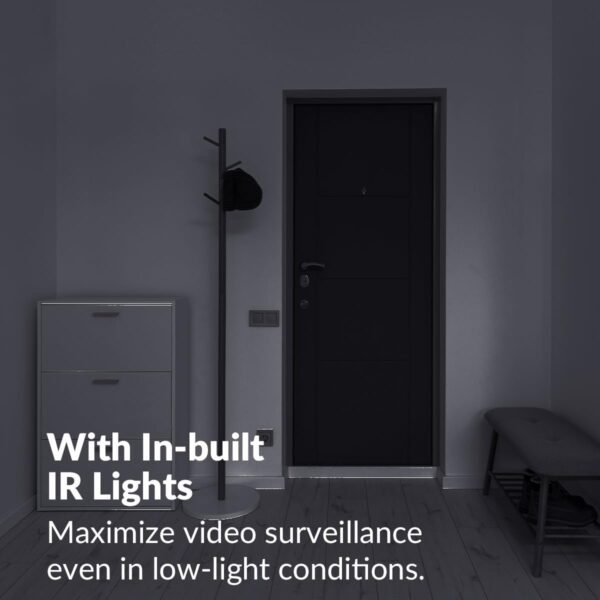 CP PLUS 2MP Full HD Smart Wi-Fi CCTV Home Security Camera | 360° with Pan Tilt | View & Talk | Motion Alert | Night Vision | SD Card (Upto 128 GB), Alexa & Google Support | IR Distance 10mtr | CP-E25A - Image 2