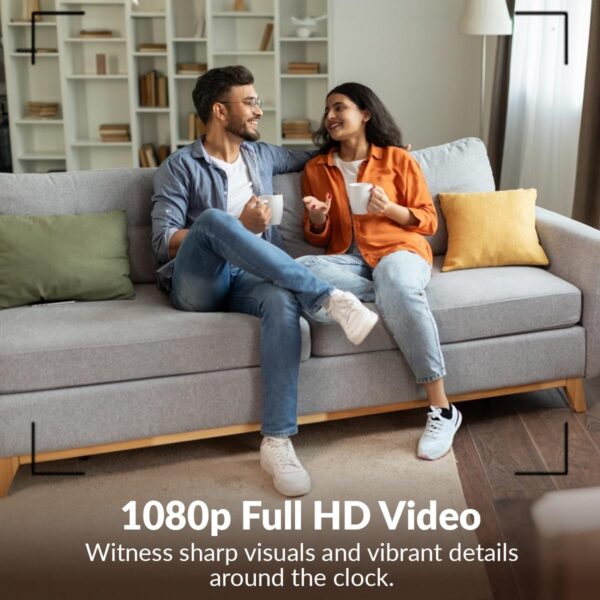 CP PLUS 2MP Full HD Smart Wi-Fi CCTV Home Security Camera | 360° with Pan Tilt | View & Talk | Motion Alert | Night Vision | SD Card (Upto 128 GB), Alexa & Google Support | IR Distance 10mtr | CP-E25A - Image 8