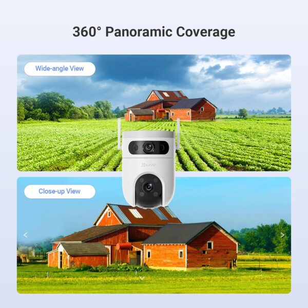 EZVIZ by Hikvision|H9C Dual-Lens(5MP+5MP) Pan & Tilt Wi-Fi - Image 7