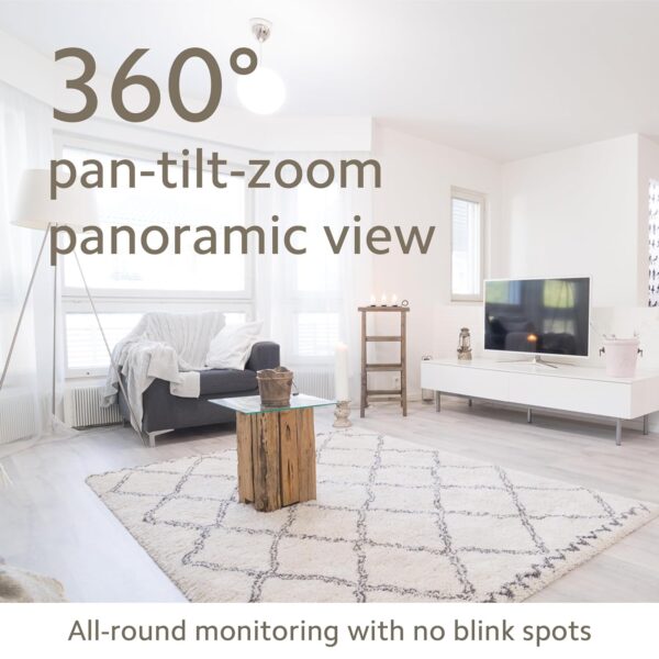 Xiaomi Mi 360° Home Security Camera 2K (1296p)| 2024 New Launch| 3MP High Res| F/1.6 High Aperture for Superior Colors| CCTV Camera for Home| AI Human Detect (No False Alarm)| Talk Back Feature,White - Image 11